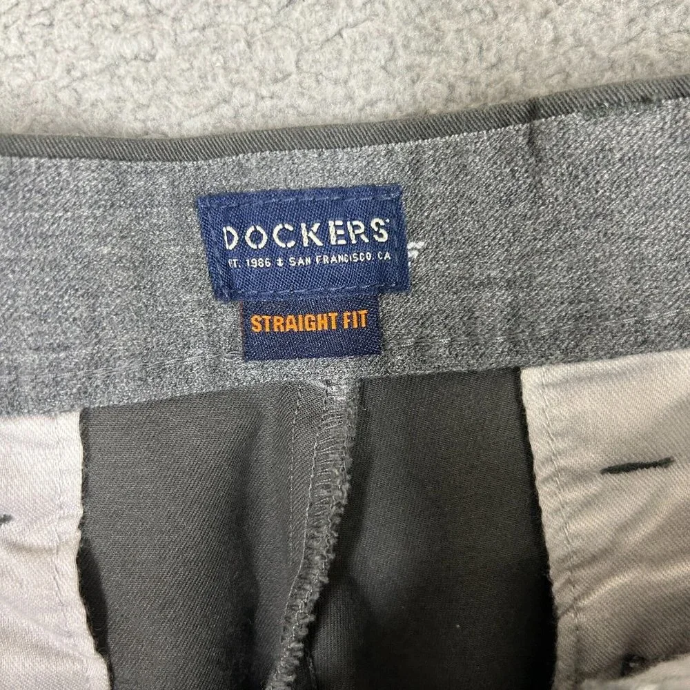 Dockers Men's 34 x 29 Pants Stretch Chino Straight Leg Casual Office Comfort